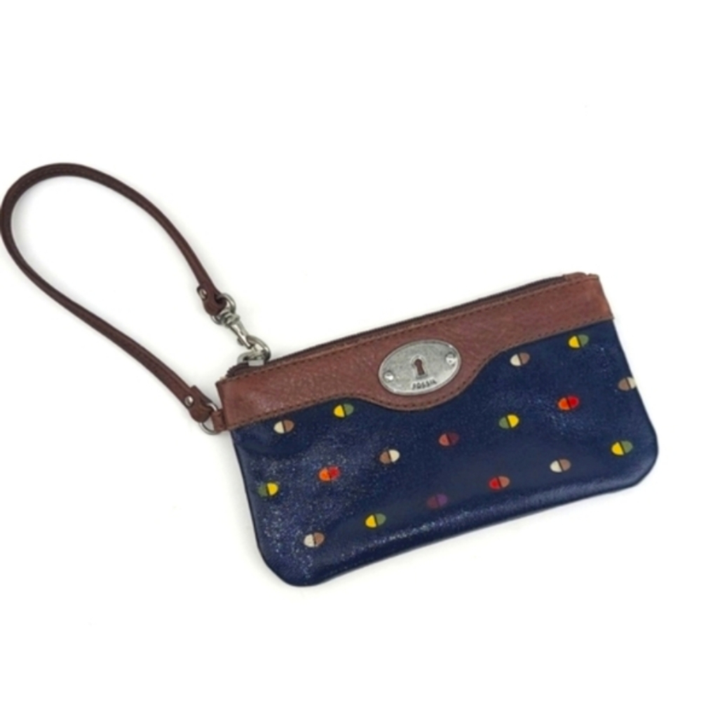 Fossil Keyper Canvas Wristlet Wallet